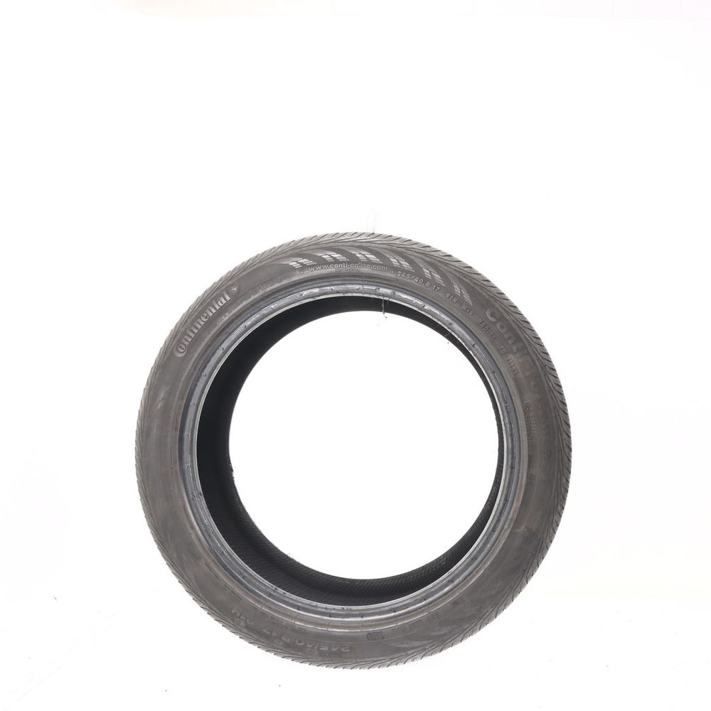 Set of (2) Used 245/40R17 Continental ContiProContact MO 91H - 5/32 - Image 3