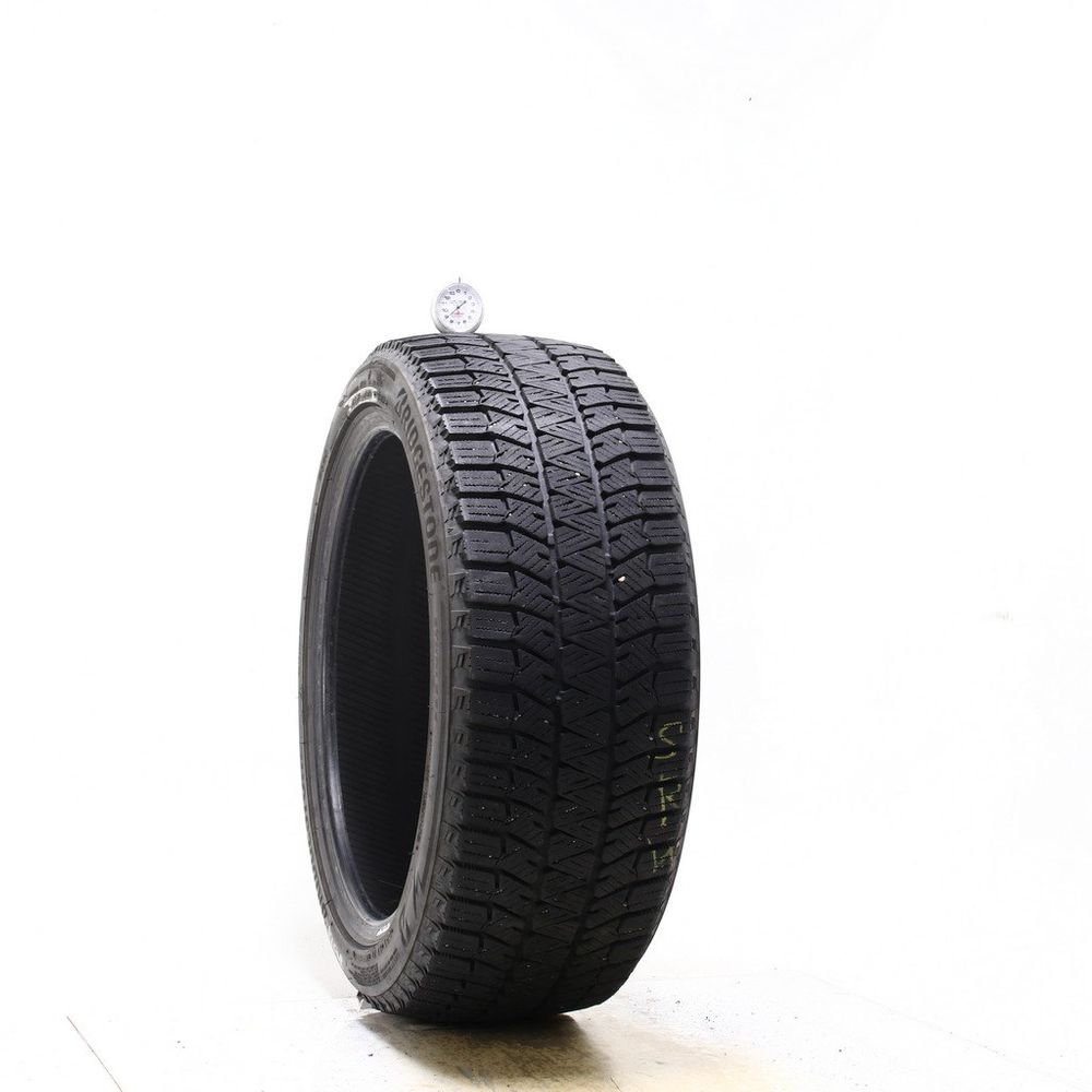 Set of (2) Used 225/45R18 Bridgestone Blizzak WS90 Studless 95H - 8.5-9/32 - Image 1