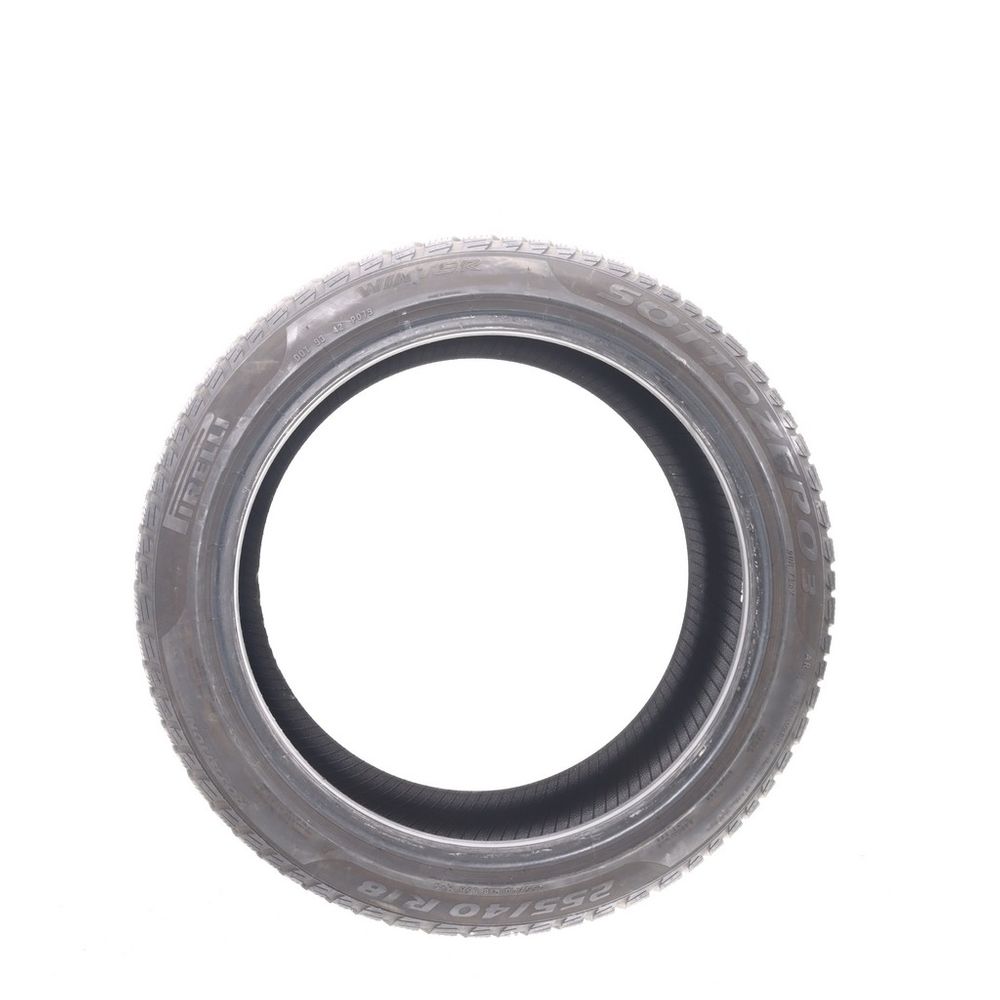 Set of (2) Used 255/40R18 Pirelli Winter Sottozero 3 AR Run Flat 95H - 7-7.5/32 - Image 3