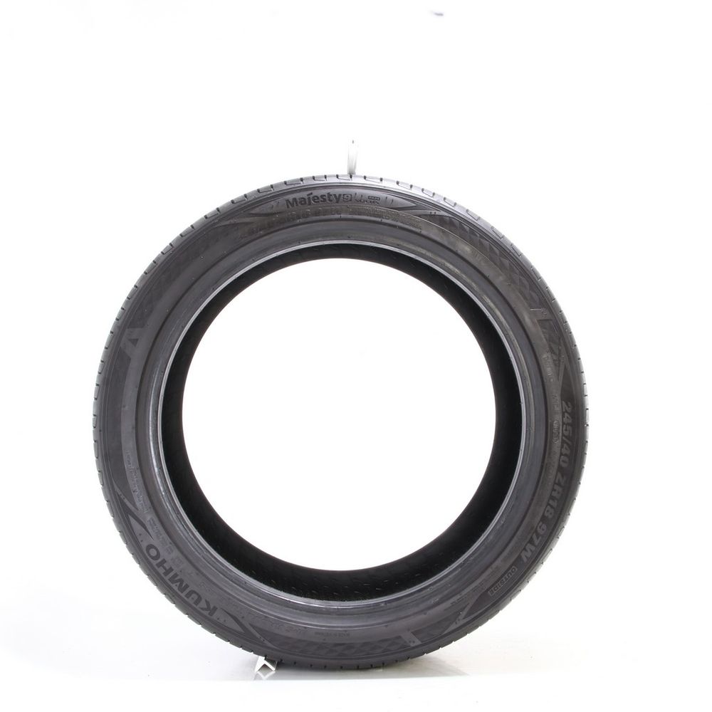 Set of (4) Used 245/40ZR18 Kumho Majesty 9 Solus TA91 97W - 7.5/32 - Image 3