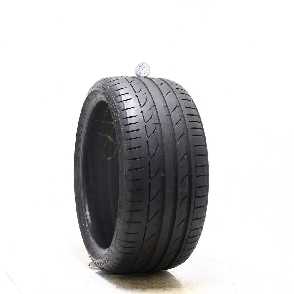 Set of (2) Used 285/30R19 Bridgestone Potenza S001 MOExtended 98Y - 8.5-9/32 - Image 1