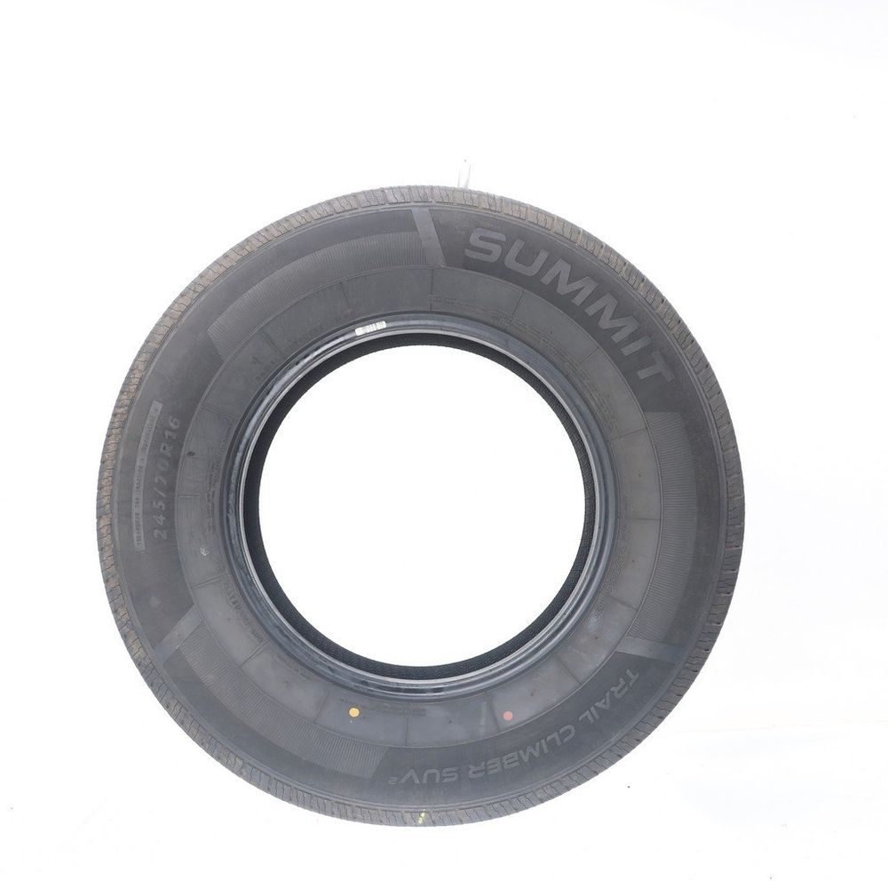 Set of (2) Used 245/70R16 Summit Trail Climber SUV2 107T - 8.5/32 - Image 3