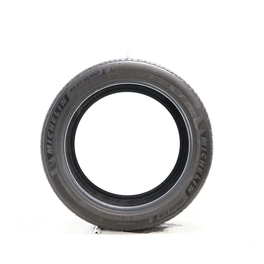 Used 285/40R19 Michelin Pilot Alpin 5 107V - 7/32 - Image 3