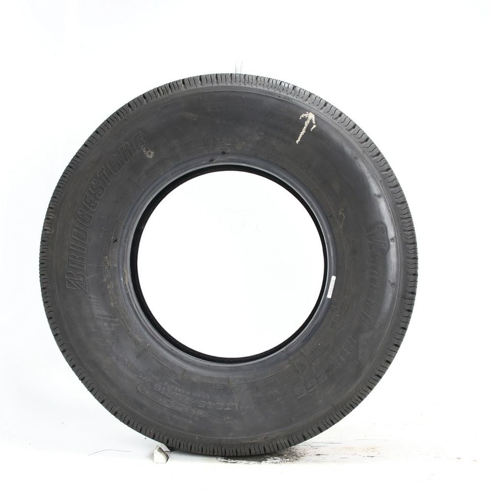Set of (2) Used LT 245/75R16 Bridgestone V-steel RIB 265 120/116S E - 12-13/32 - Image 3