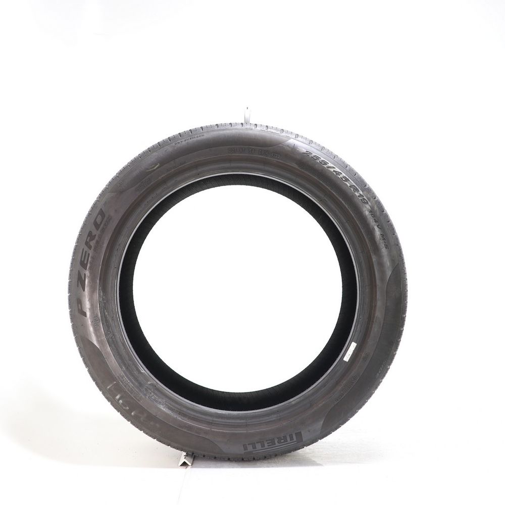 Set of (2) Used 255/45R19 Pirelli P Zero AO 104V - 6/32 - Image 3