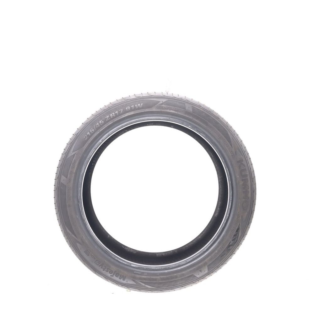 Set of (2) Used 215/45ZR17 Kumho Majesty 9 Solus TA91 91W - 8.5/32 - Image 3