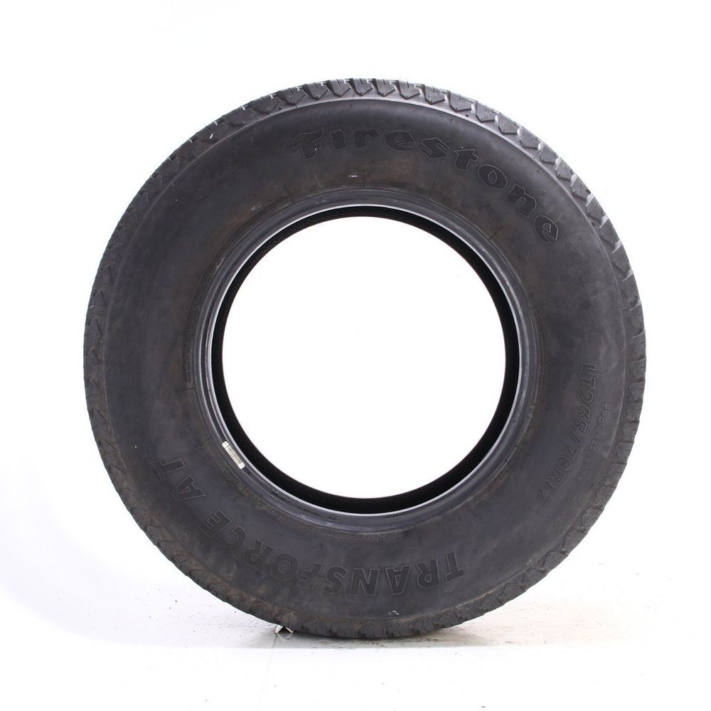 Set of (2) Used LT 265/70R17 Firestone Transforce AT 121/118Q E - 12.5-13/32 - Image 3
