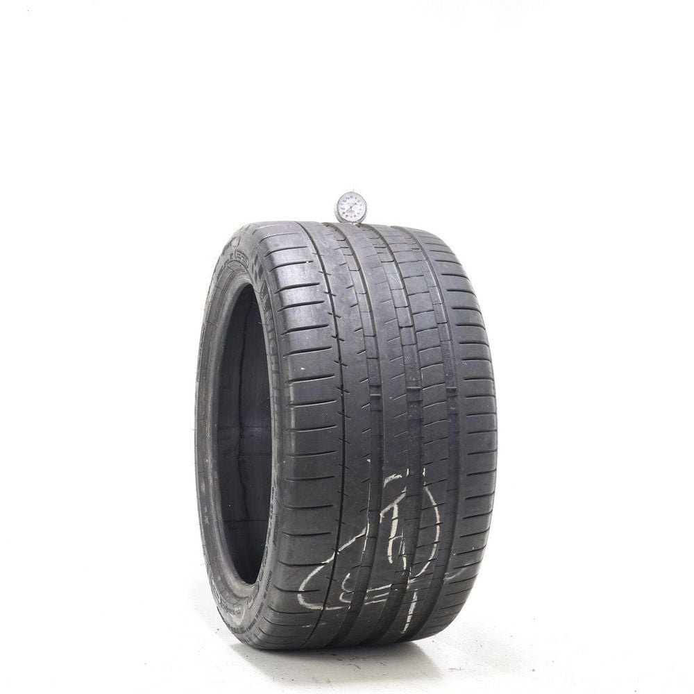 Set of (2) Used 295/35ZR18 Michelin Pilot Super Sport 103Y - 8.5-9.5/32 - Image 1