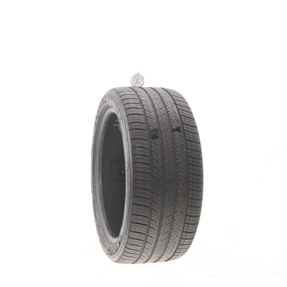 Set of (2) Used 255/40ZR18 Michelin Pilot Sport All Season 4 99Y - 7.5-8/32 - Image 1