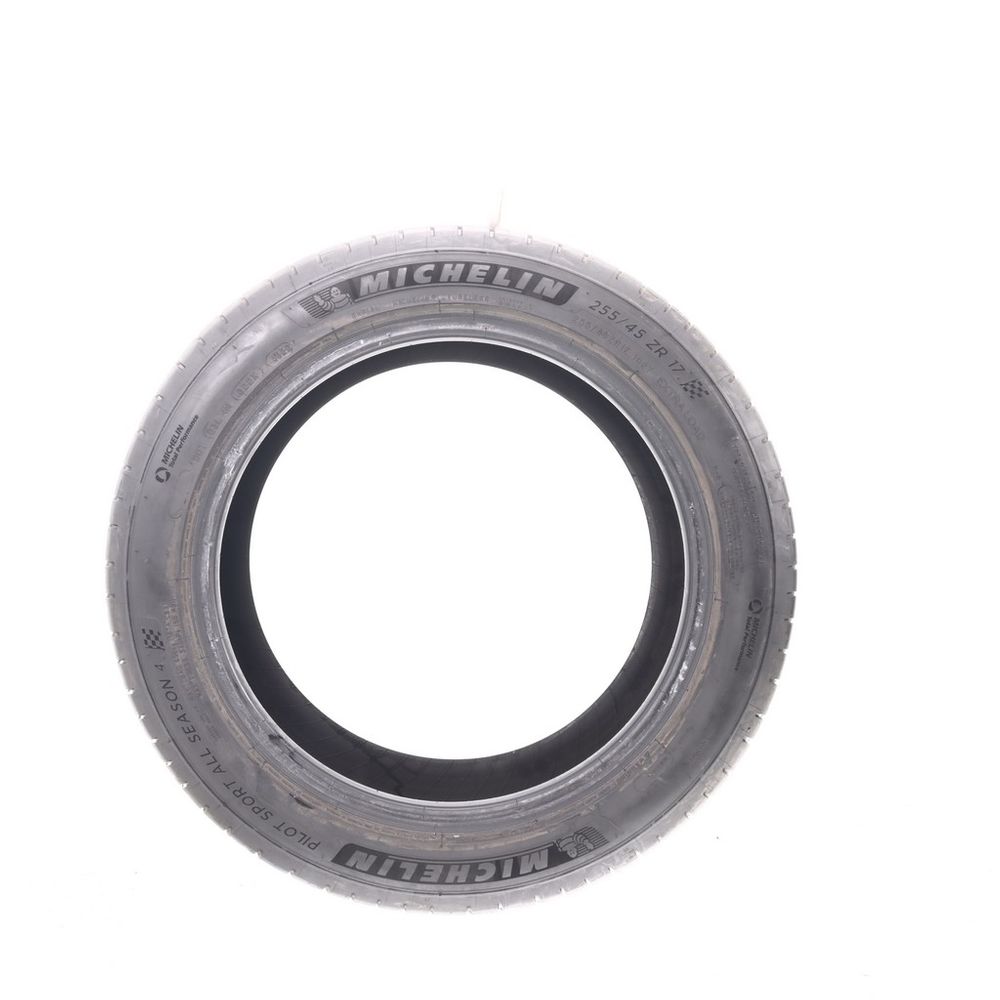 Set of (2) Used 255/45ZR17 Michelin Pilot Sport All Season 4 102Y - 9/32 - Image 3