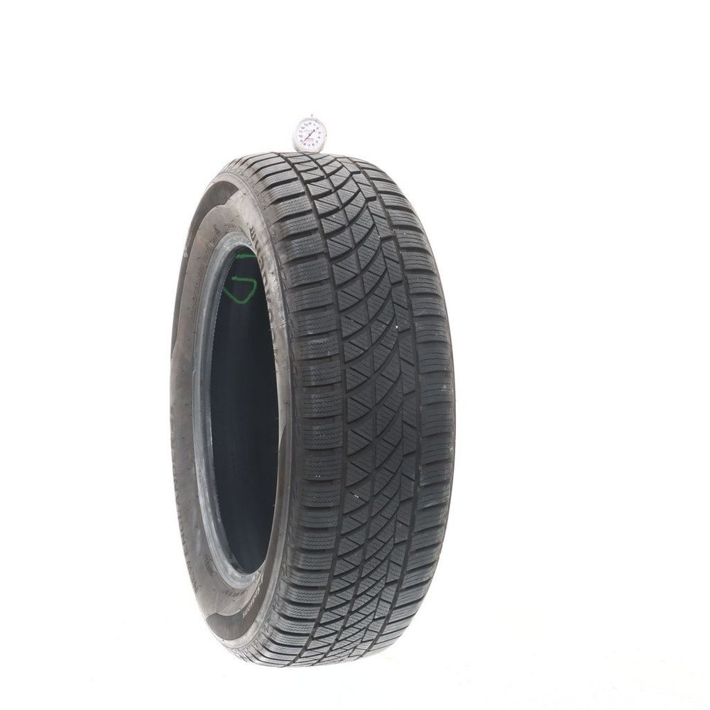 Set of (2) Used 225/60R18 Hankook New Englander 4s 100H - 8.5-10/32 - Image 1