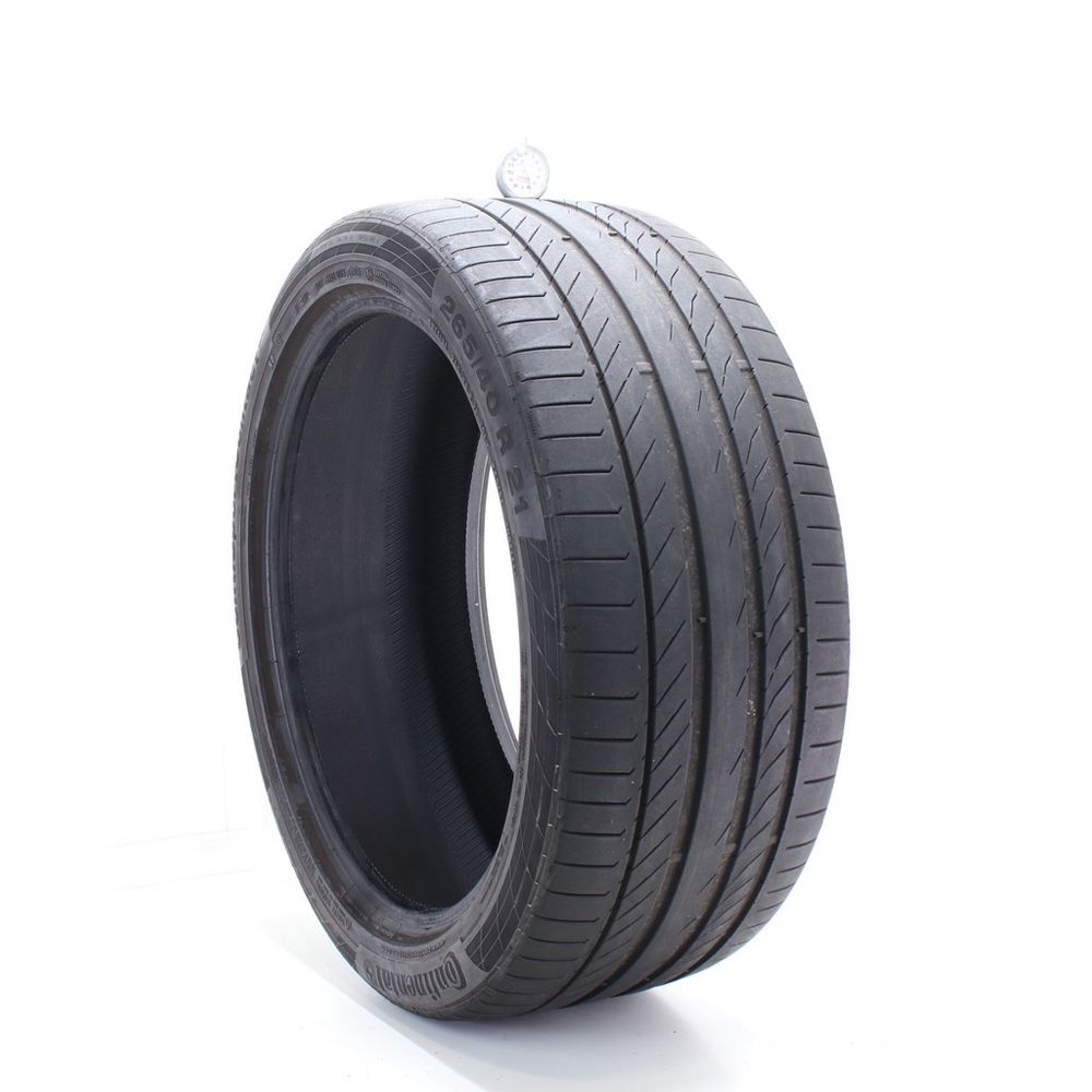Set of (4) Used 265/40R21 Continental ContiSportContact 5P NO 101Y - 5-6.5/32 - Image 7