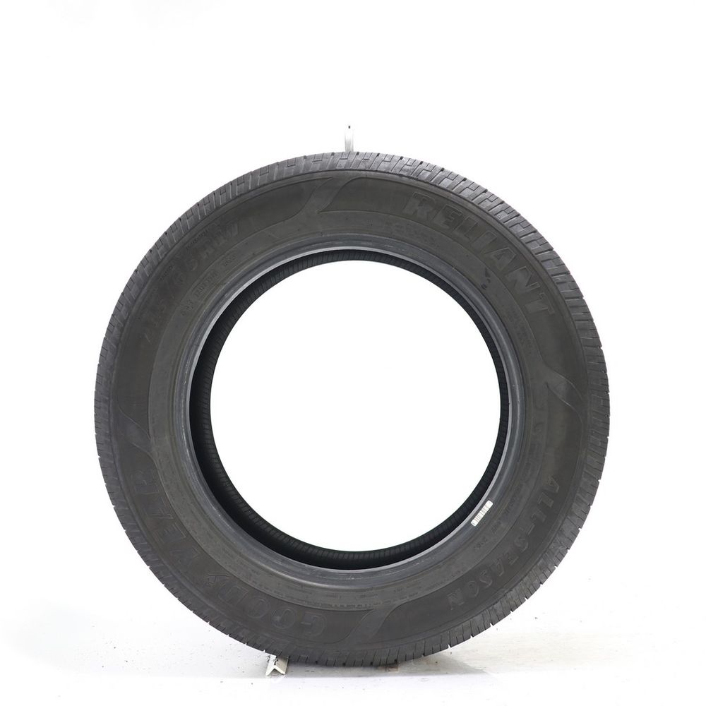 Set of (2) Used 215/65R17 Goodyear Reliant All-season 99V - 7.5-8/32 - Image 3