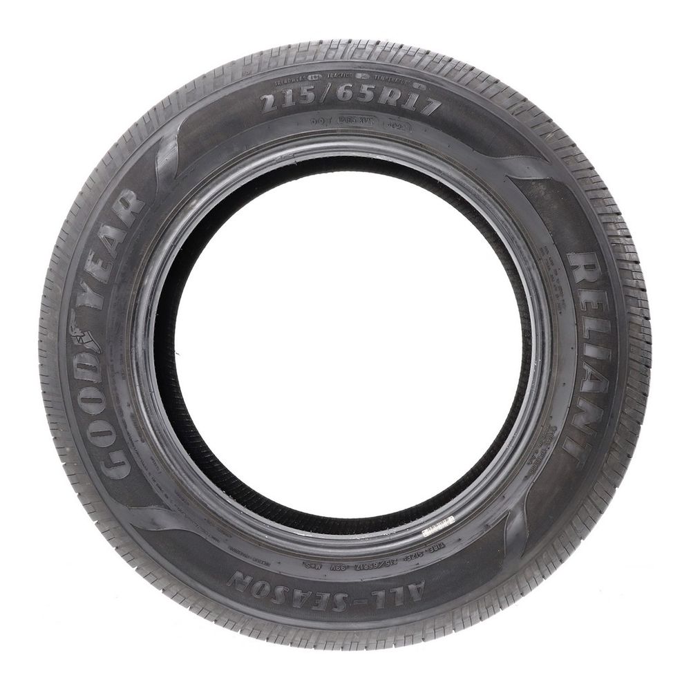 Set of (2) Used 215/65R17 Goodyear Reliant All-season 99V - 7.5-8/32 - Image 6