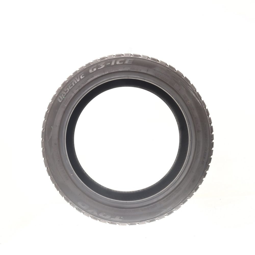Set of (2) Used 275/40R19 Toyo Observe G3-Ice Studdable 105T - 10-10.5/32 - Image 3