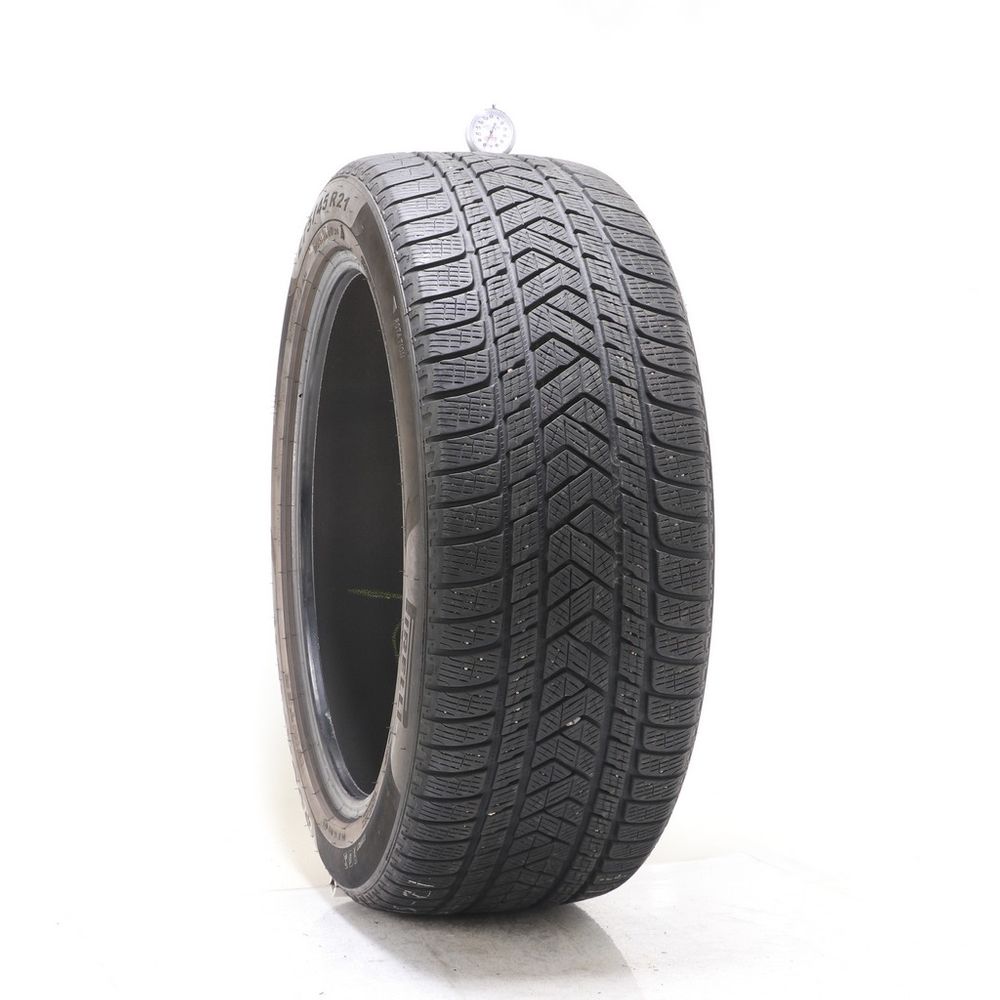 Set of (2) Used 275/45R21 Pirelli Scorpion Winter 110V - 7-7.5/32 - Image 4