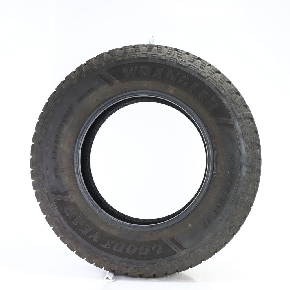 Set of (2) Used LT 245/75R17 Goodyear Wrangler Workhorse AT 121/118S E ...