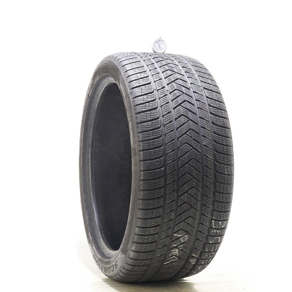 Set of (2) Used 315/35R22 Pirelli Scorpion Winter Run Flat 111V - 6-6.5/32 - Image 1