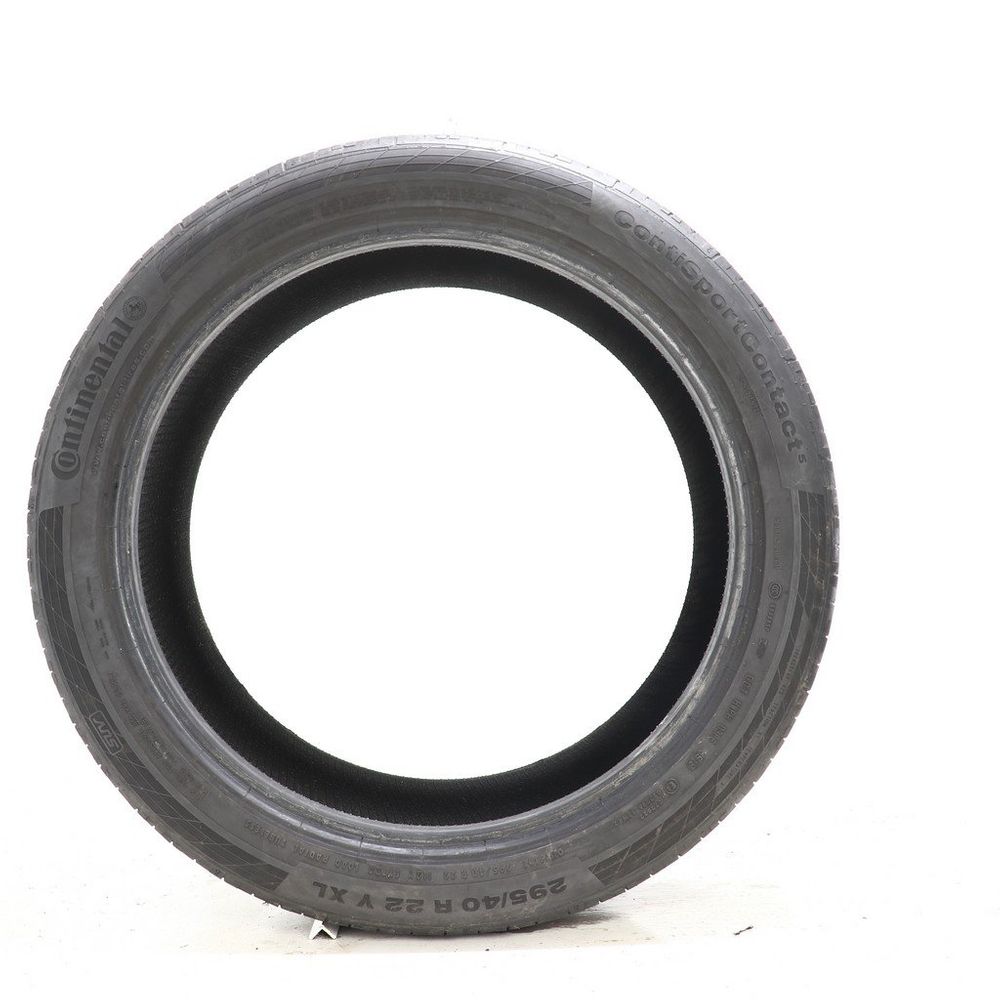 Set of (2) Used 295/40R22 Continental ContiSportContact 5 SUV ContiSilent 112Y - 6.5-7.5/32 - Image 6