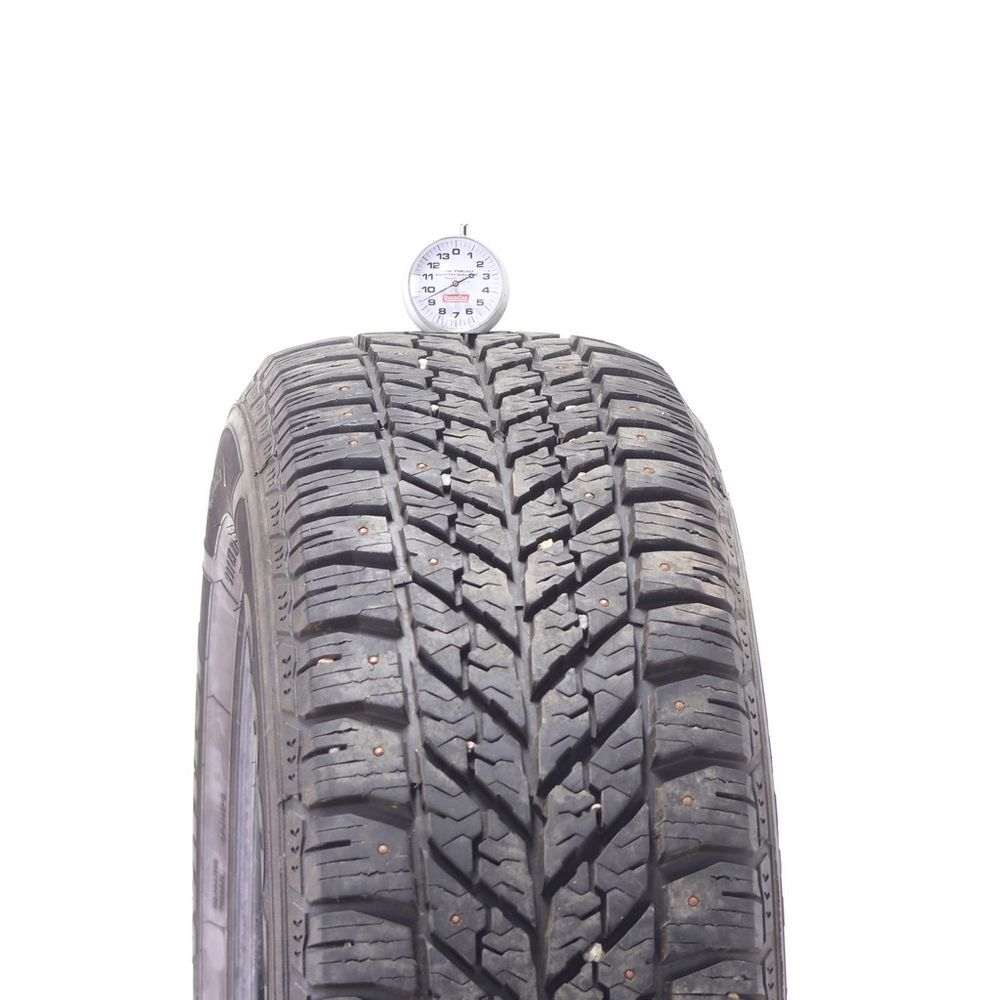 Set of (2) Used 235/60R18 Goodyear UltraGrip Winter Studded 107T - 9/32 - Image 2