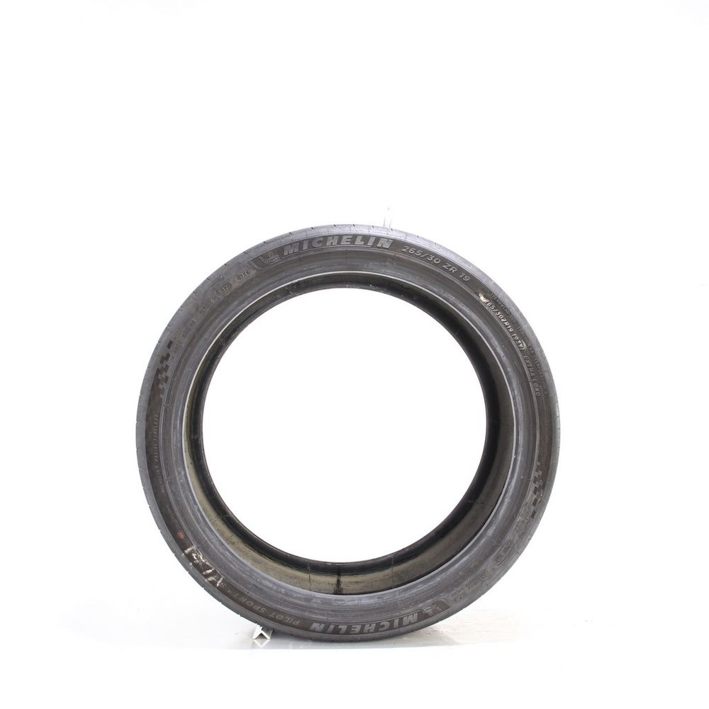 Set of (2) Used 265/30ZR19 Michelin Pilot Sport 4 S 93Y - 7-7.5/32 - Image 3