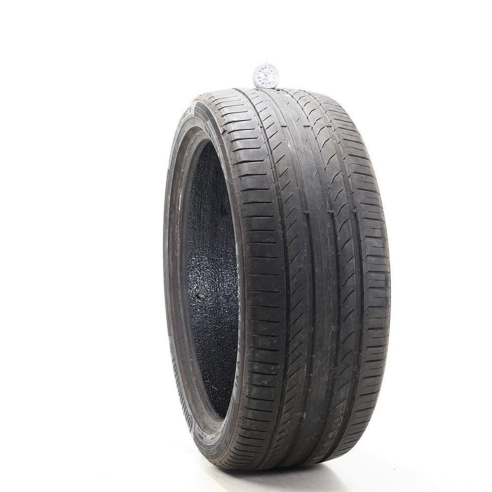 Set of (2) Used 255/40R21 Continental ContiSportContact 5 ContiSeal 102Y - 4.5-5/32 - Image 4