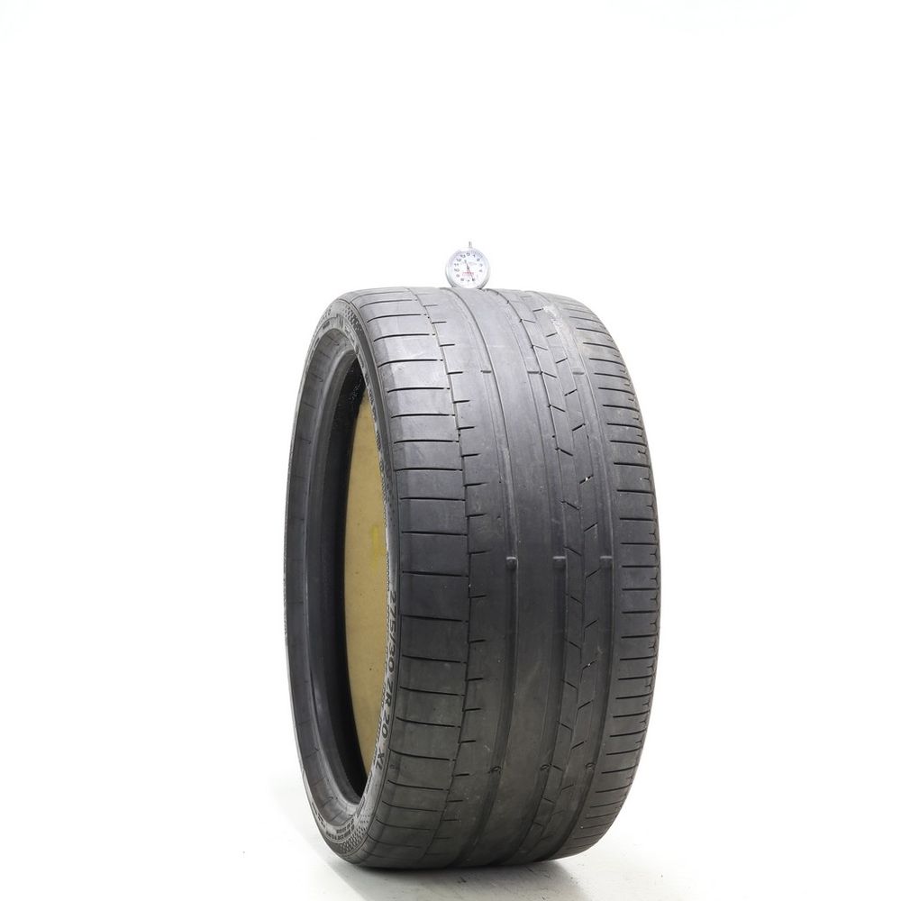 Set of (2) Used 275/30ZR20 Continental SportContact 6 AO ContiSilent 97Y - 5-6/32 - Image 4