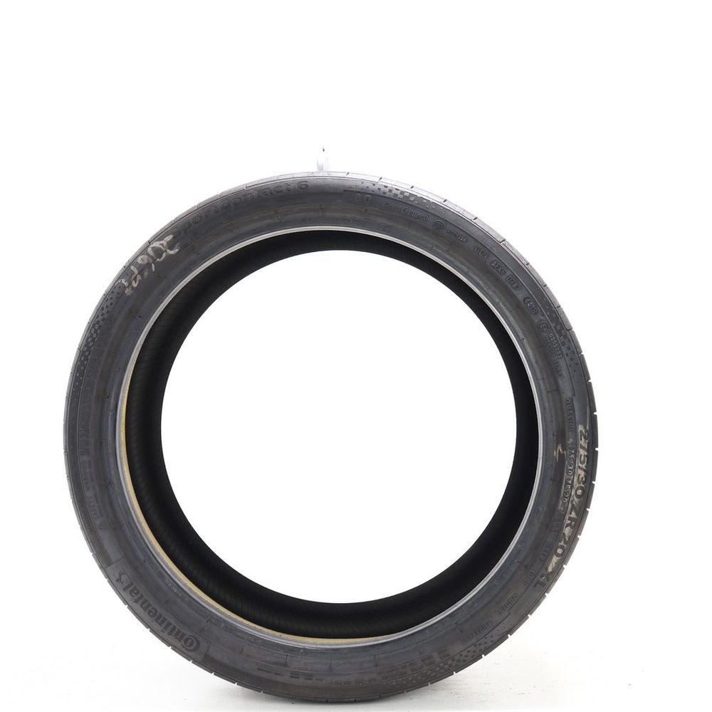 Set of (2) Used 275/30ZR20 Continental SportContact 6 AO ContiSilent 97Y - 5-6/32 - Image 6