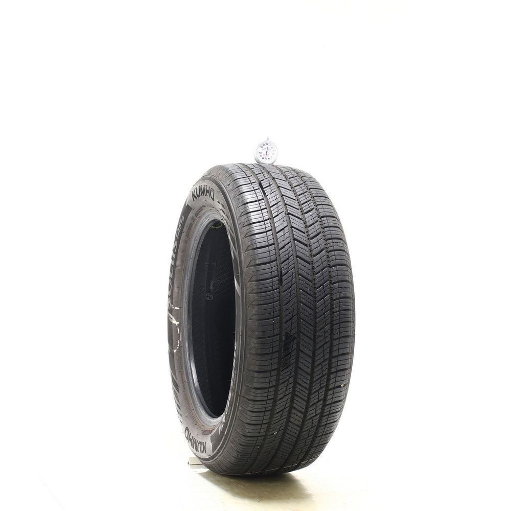 Set of (2) Used 215/55R16 Kumho Solus TA51a 97H - 7-8/32 - Image 1