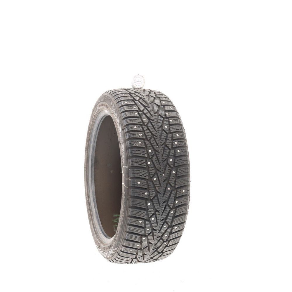 Set of (2) Used 215/45R17 Nokian Nordman 7 Studded 91T - 10/32 - Image 1