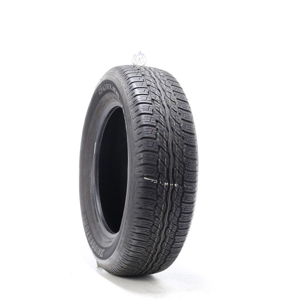 Set of (2) Used 225/65R17 Bridgestone Dueler H/T 687 101H - 9.5-10/32 - Image 1