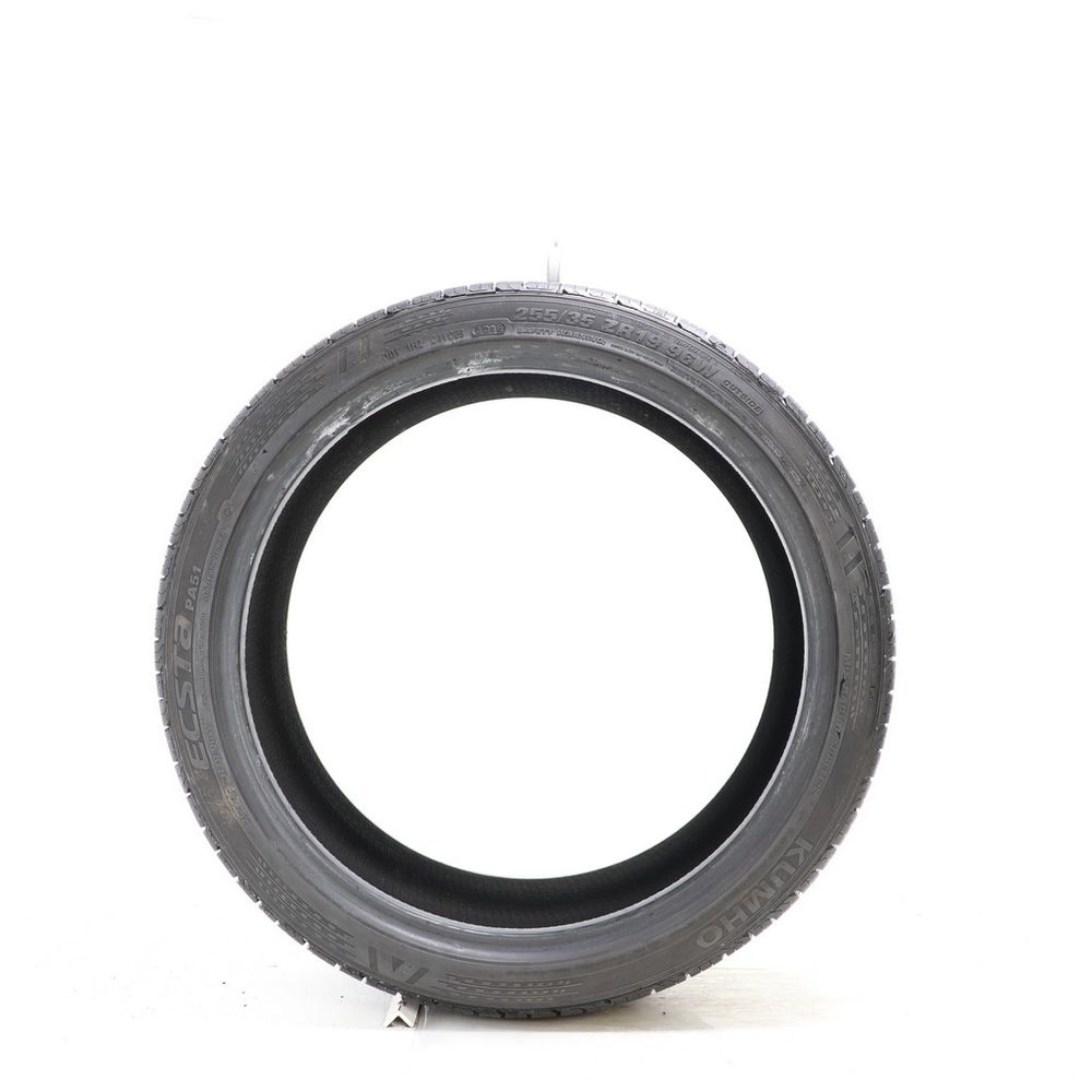 Set of (2) Used 255/35ZR19 Kumho Ecsta PA51 96W - 6.5/32 - Image 3
