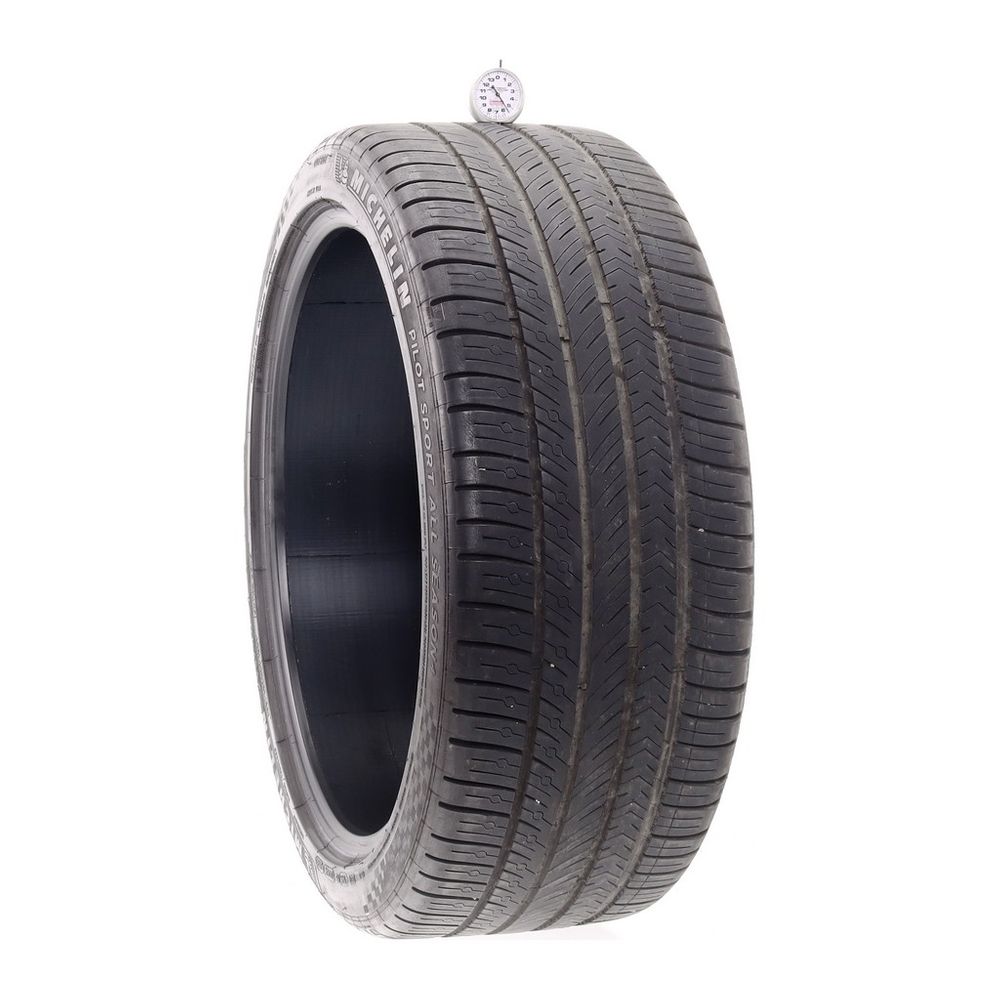 Set of (2) Used 255/40ZR21 Michelin Pilot Sport All Season 4 102Y - 5.5/32 - Image 1