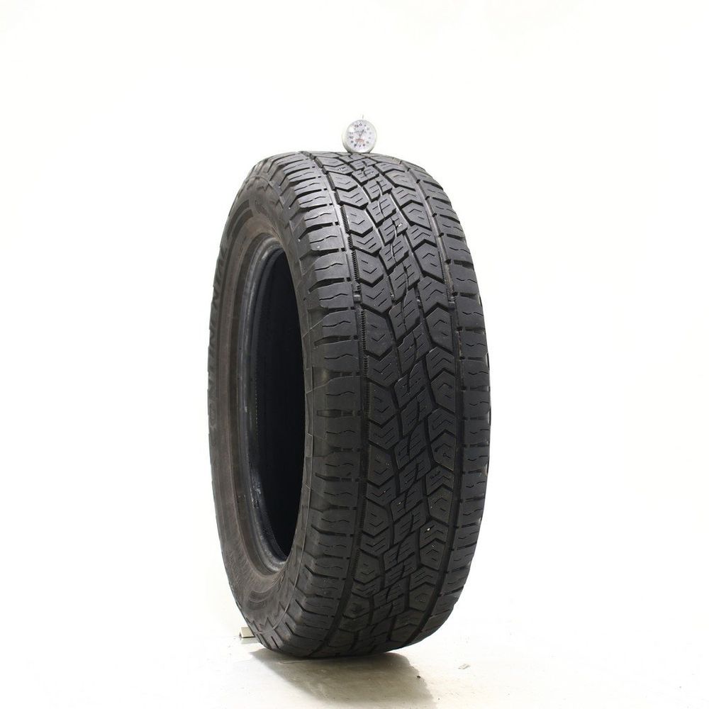 Set of (2) Used 245/60R18 Continental TerrainContact AT 105H - 8/32 - Image 1