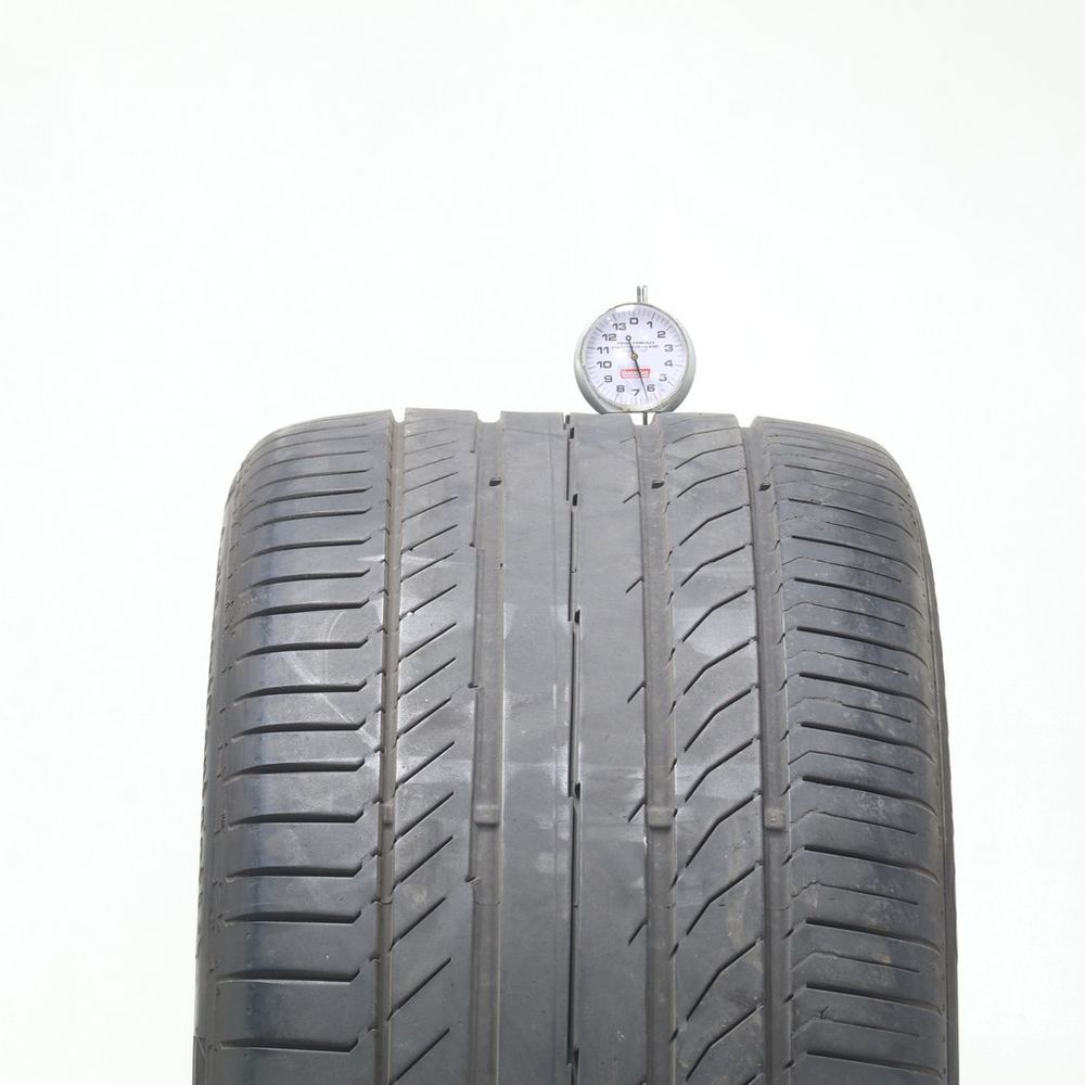 Set of (4) Used 285/35R21 Continental ContiSportContact 5 ContiSeal 105Y - 6-6.5/32 - Image 5