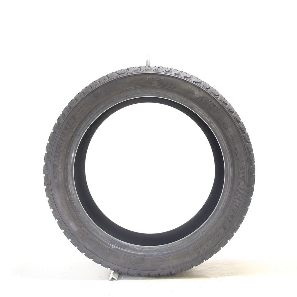 Set of (2) Used 245/40R18 Michelin X-Ice Snow 97H - 8-9/32 - Image 3