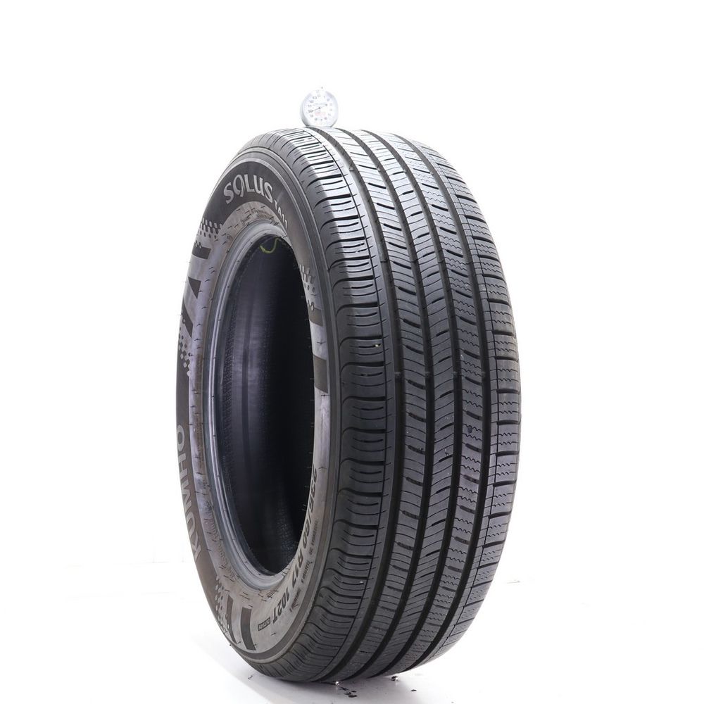 Set of (2) Used 235/60R17 Kumho Solus TA11 102T - 9.5-10.5/32 - Image 1