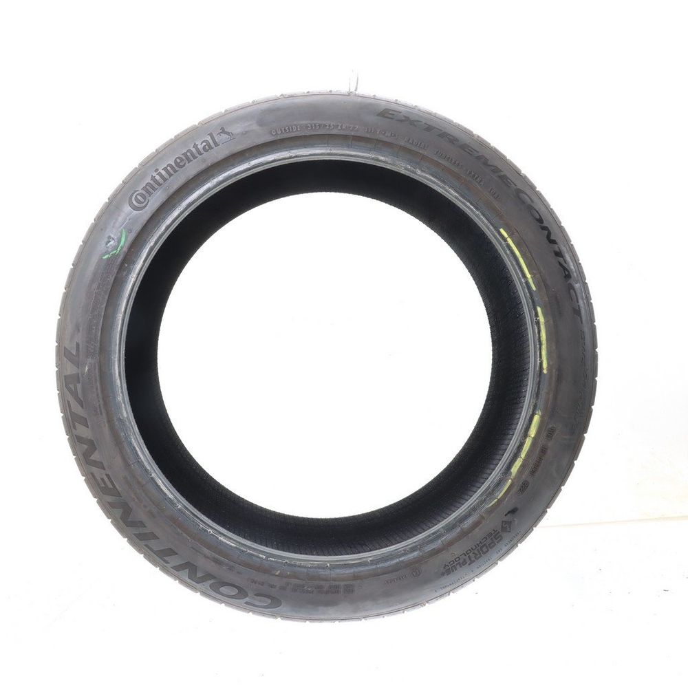 Set of (2) Used 315/35ZR22 Continental ExtremeContact DWS06 Plus 111Y - 7.5/32 - Image 3