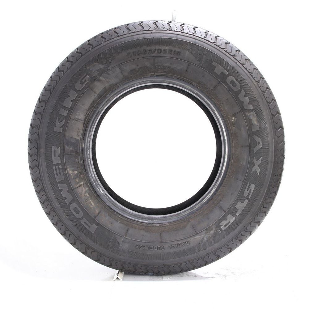 Set of (2) Used ST 235/85R16 Power King Towmax STR II 125/122L E - 8-8.5/32 - Image 3