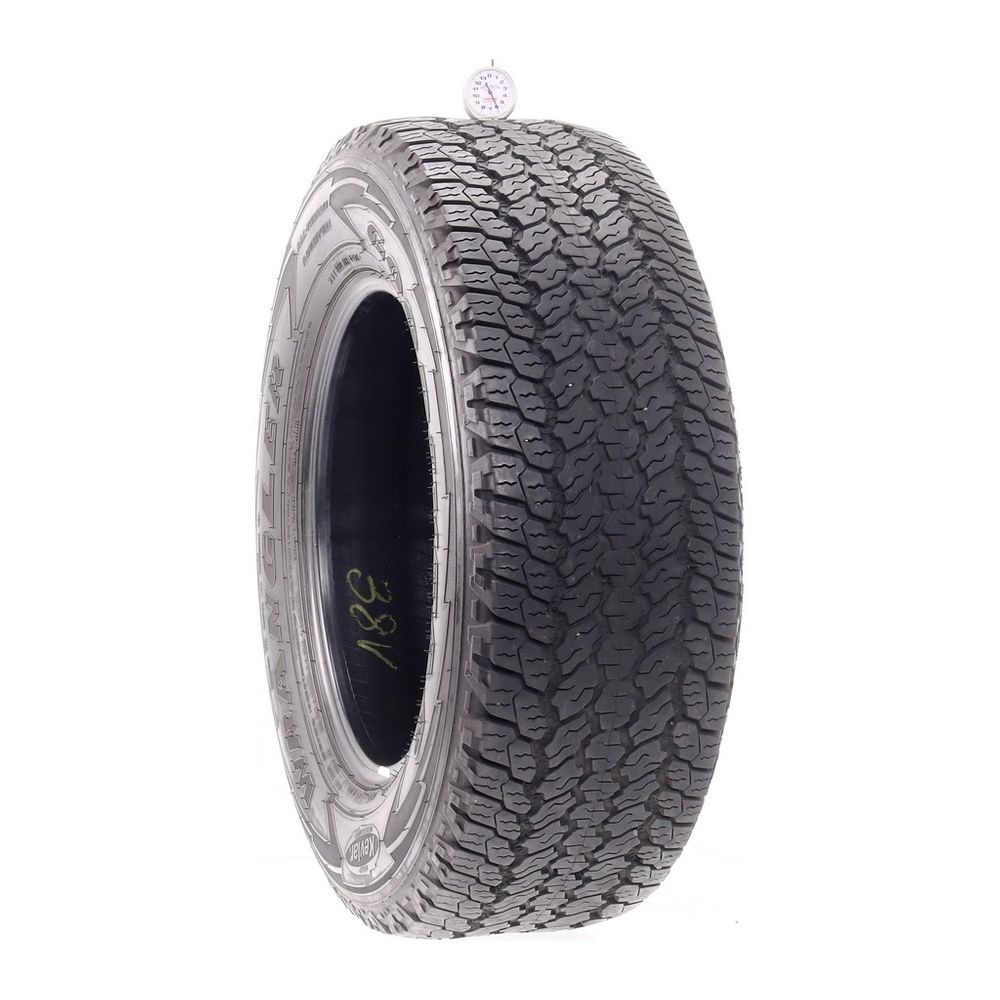 Set of (4) Used 255/65R17 Goodyear Wrangler All-Terrain Adventure Kevlar 110T - 6-6.5/32 - Image 1