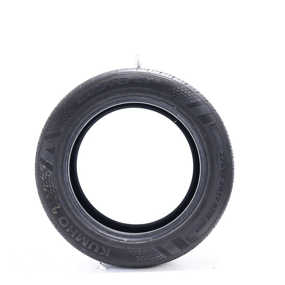 Set of (2) Used 225/55ZR17 Kumho Ecsta 4X II 97W - 8/32 - Image 3