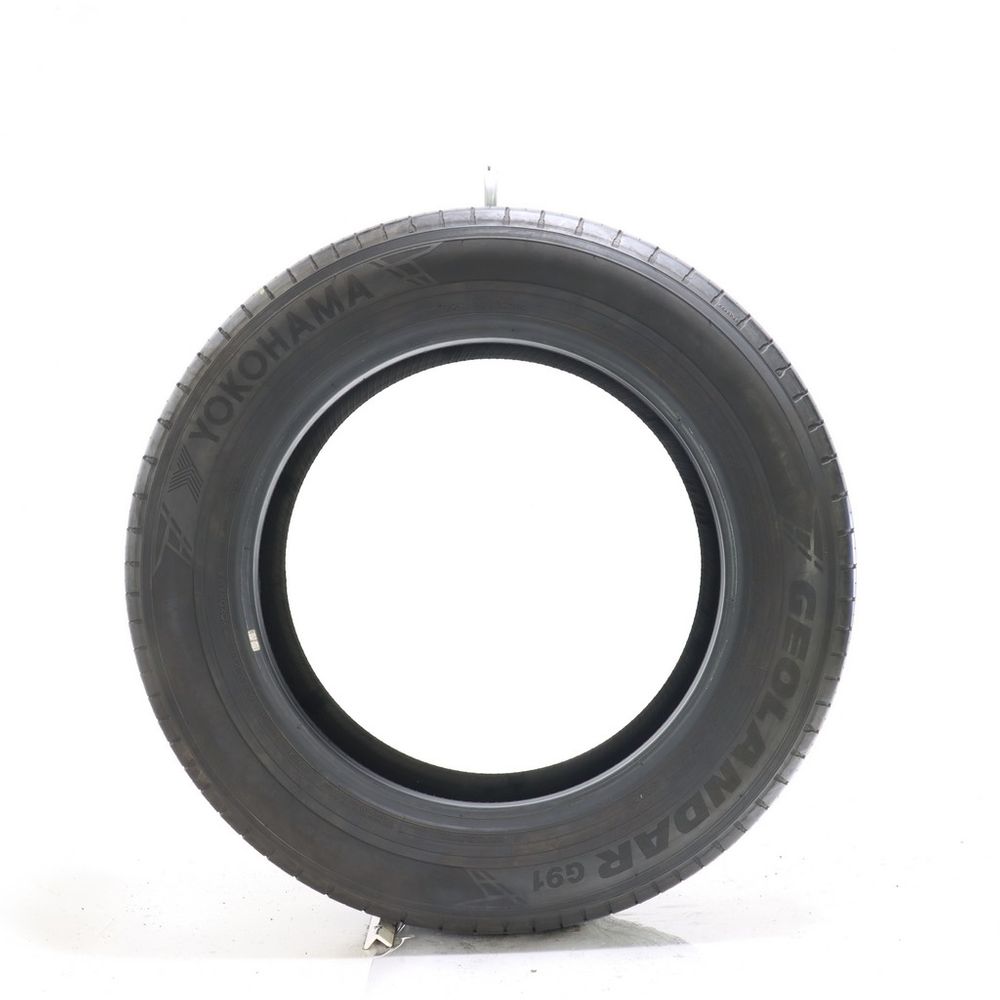 Set of (2) Used 225/60R17 Yokohama Geolandar G91L 99H - 7-8/32 - Image 3
