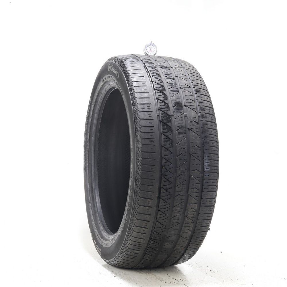 Set of (4) Used 285/45R21 Continental CrossContact LX Sport AO 113H - 5-6.5/32 - Image 1