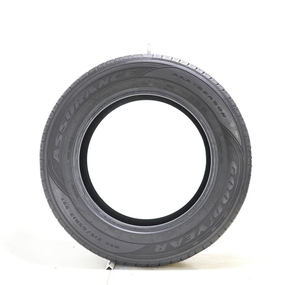 Set of (2) Used 215/65R17 Goodyear Assurance All-Season 99T - 6-6.5/32 - Image 3