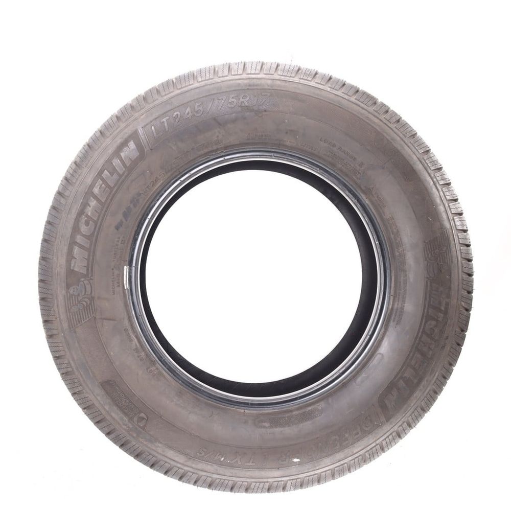 Set of (2) Used LT 245/75R17 Michelin Defender LTX M/S 121/118R E - 8.5-9/32 - Image 6