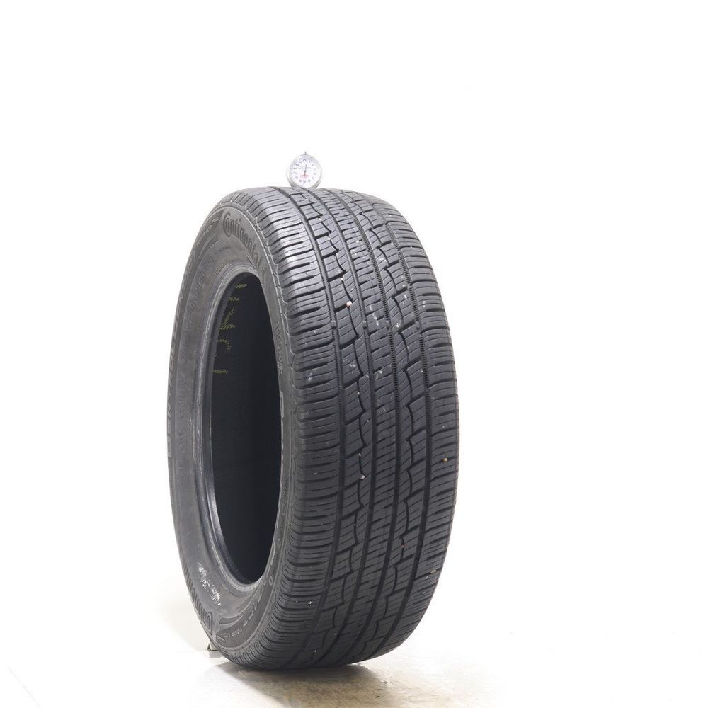 Set of (2) Used 225/55R17 Continental ControlContact Tour A/S Plus 97H - 7.5-9/32 - Image 1