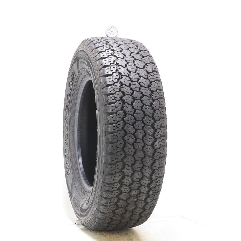 Set of (2) Used 255/70R17 Goodyear Wrangler All-Terrain Adventure Kevlar 112T - 9.5-10/32 - Image 1