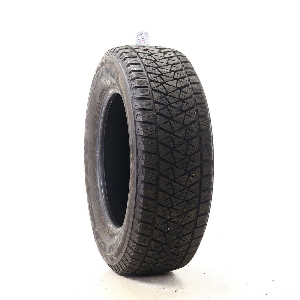 Set of (2) Used 245/65R17 Bridgestone Blizzak DM-V2 107S - 11-12.5/32 - Image 1