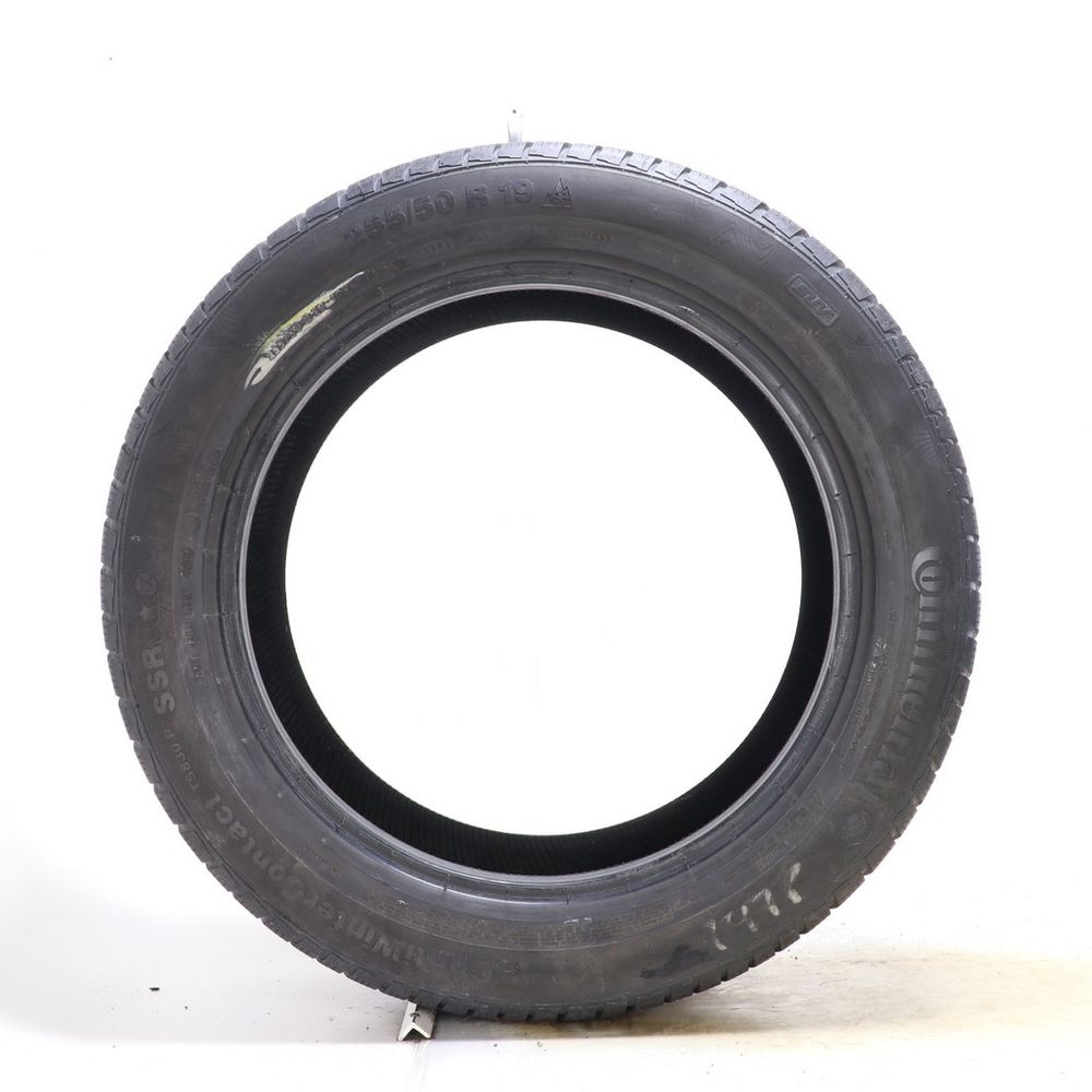Used 255/50R19 Continental ContiWinterContact TS830P SSR 107V - 8/32 - Image 3