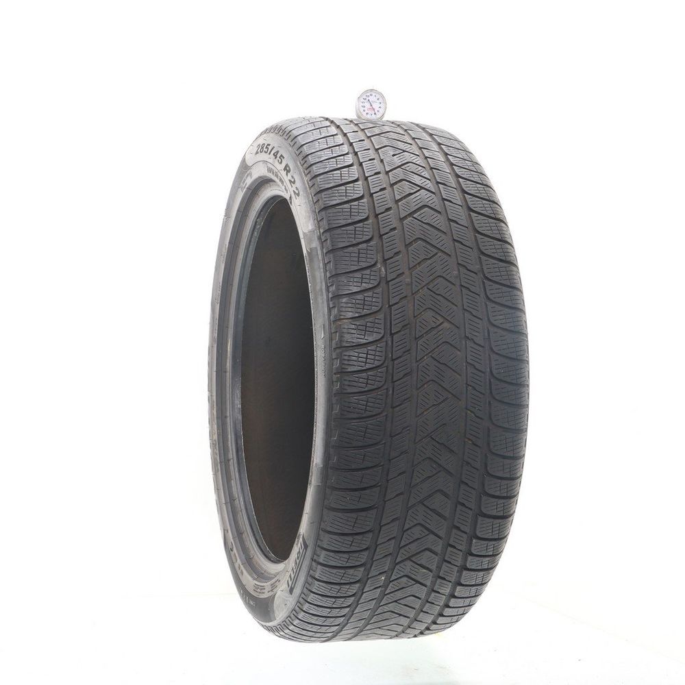 Used 285/45R22 Pirelli Scorpion Winter LR 114V - 5.5/32 - Image 1